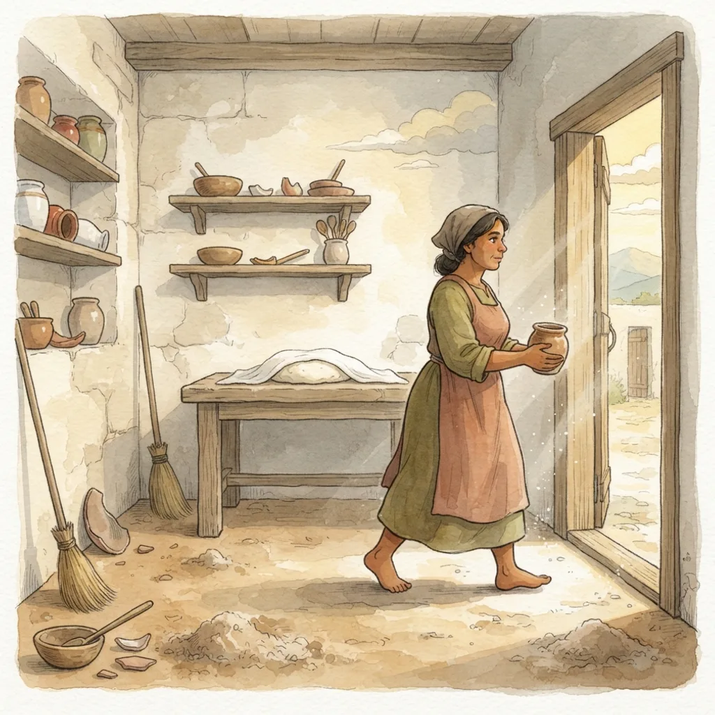 Dealing with Sin in the Church: a painted scene illustrating 1 Corinthians 5.