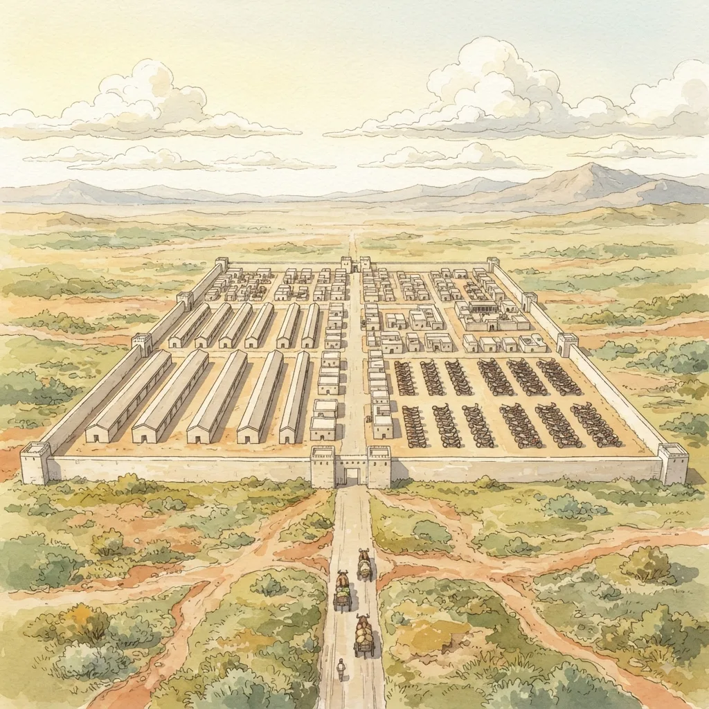 Solomon's Kingdom Projects: a painted scene illustrating 2 Chronicles 8.