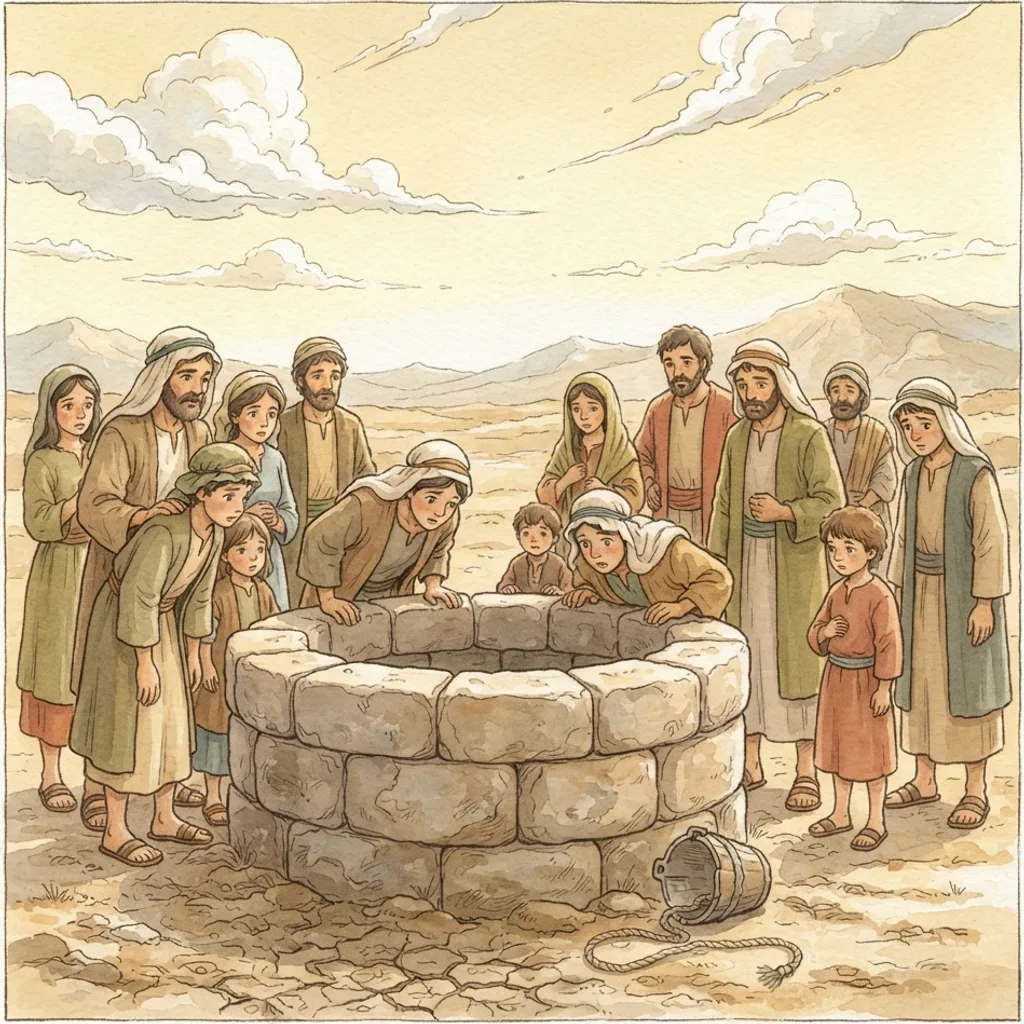 Beware of False Teachers: a painted scene illustrating 2 Peter 2.