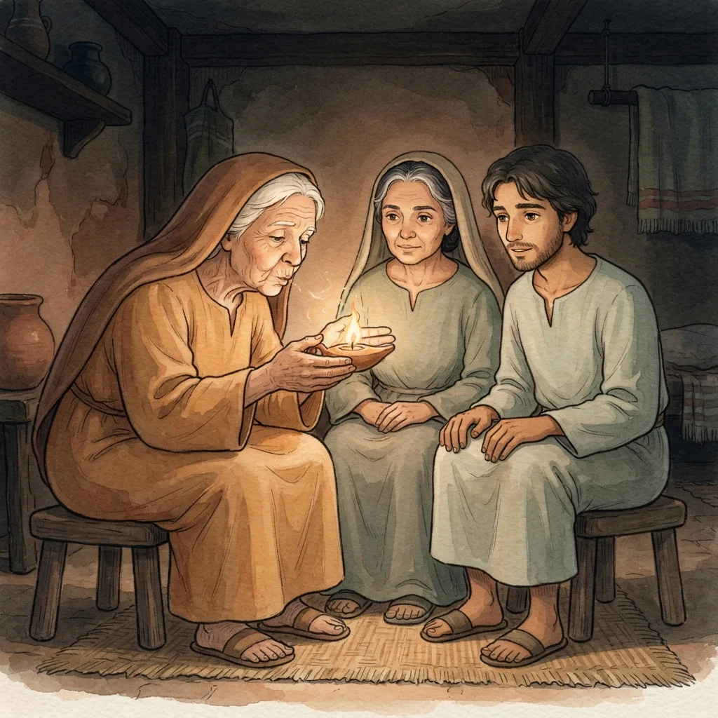 Do Not Be Ashamed of the Gospel: a painted scene illustrating 2 Timothy 1.