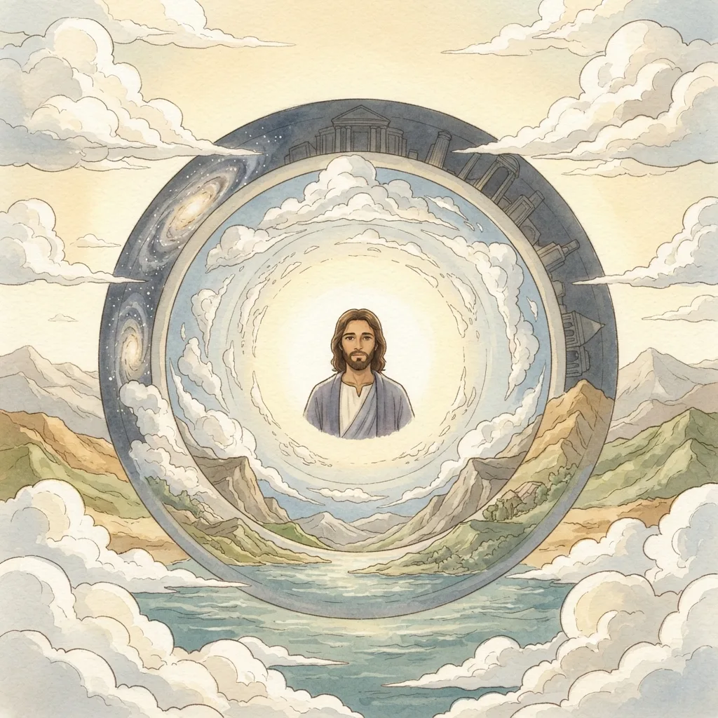 The Supremacy of Christ: a painted scene illustrating Colossians 1.