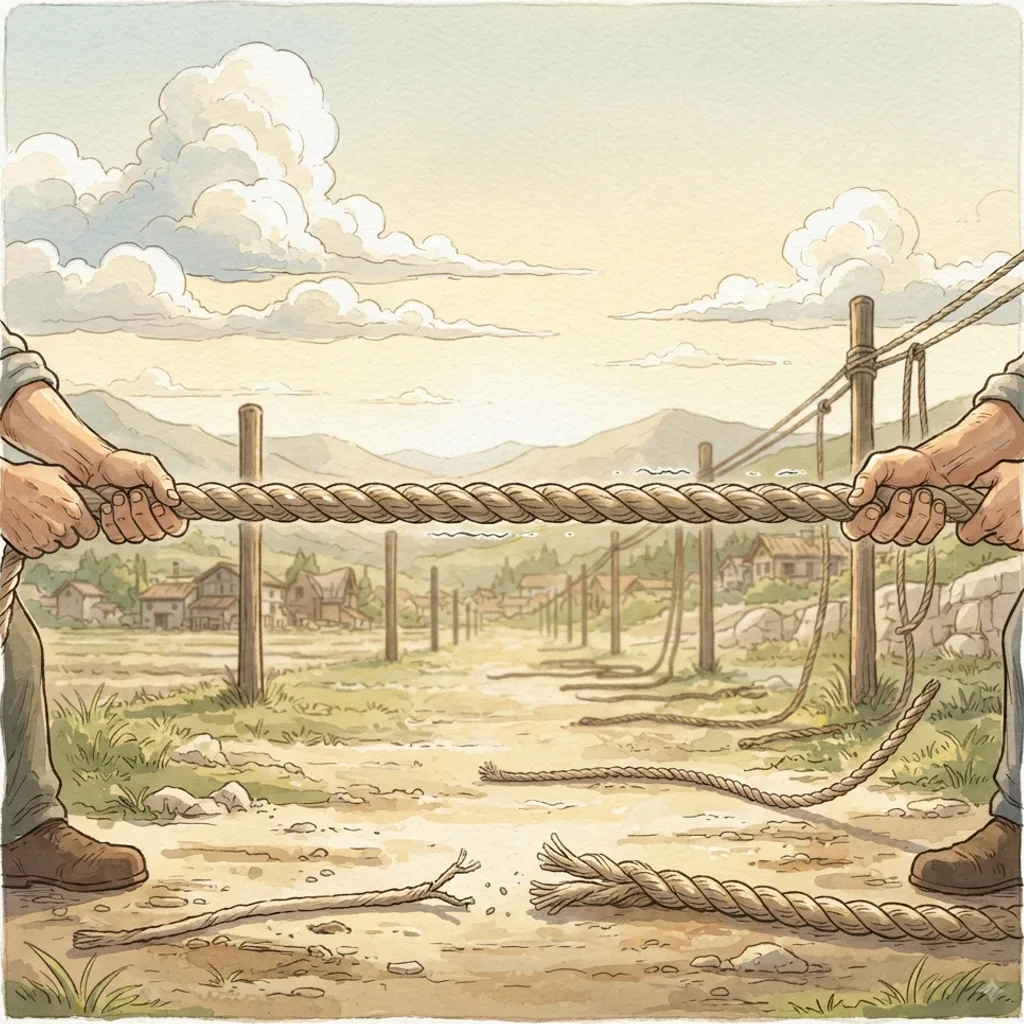 Two Are Better Than One: a painted scene illustrating Ecclesiastes 4.