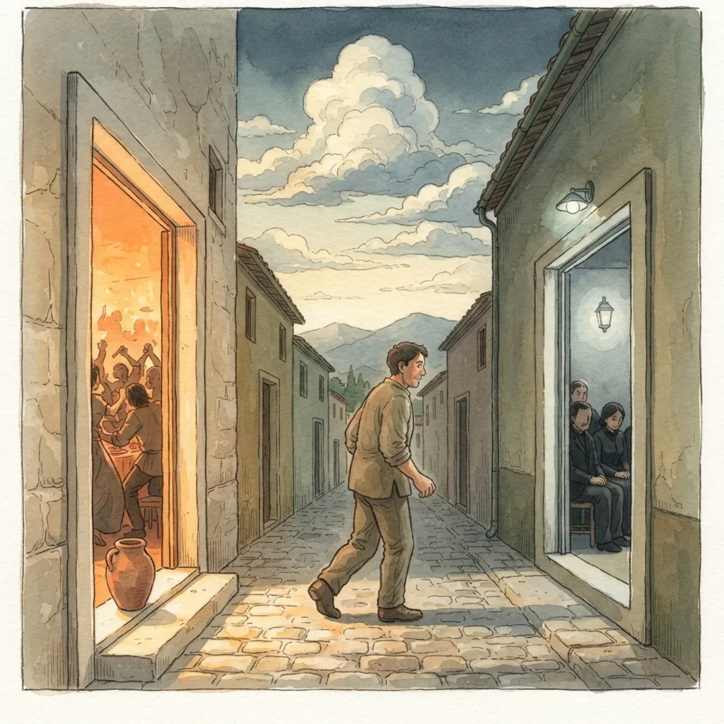 The Value of Wisdom: a painted scene illustrating Ecclesiastes 7.