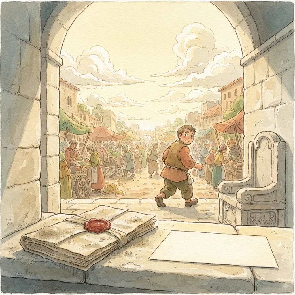 The Mystery of God's Ways: a painted scene illustrating Ecclesiastes 8.
