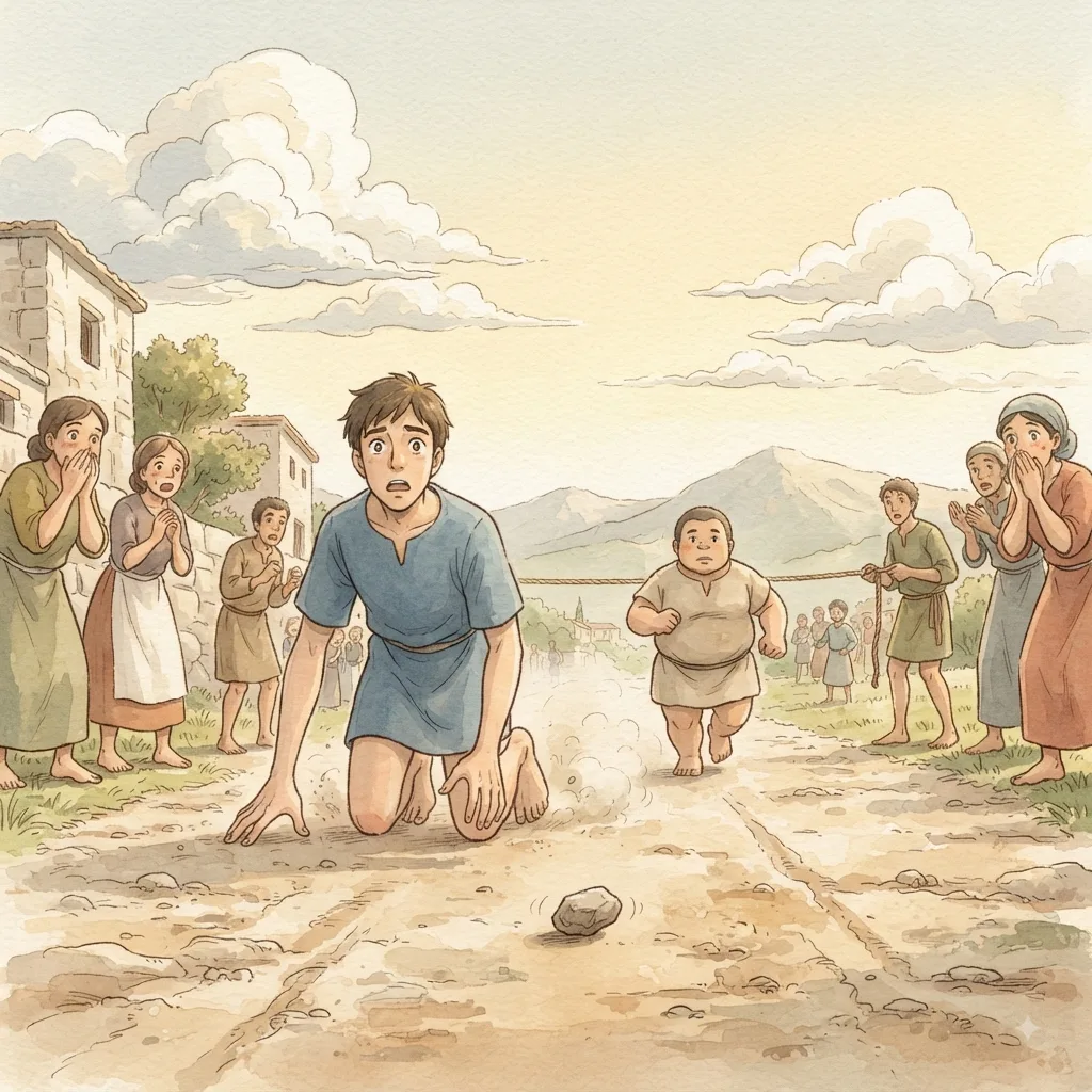 Death Comes to All: a painted scene illustrating Ecclesiastes 9.
