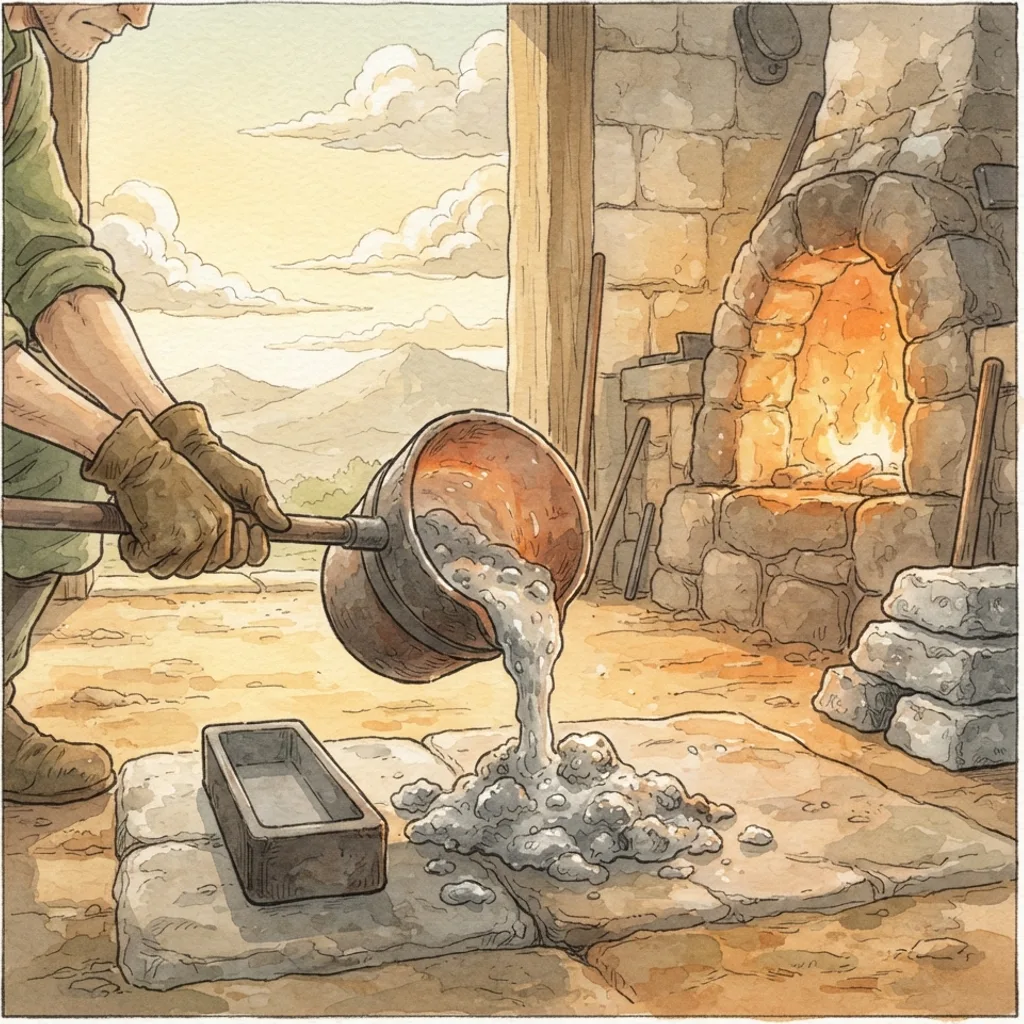 Jerusalem's Sins Exposed: a painted scene illustrating Ezekiel 22.