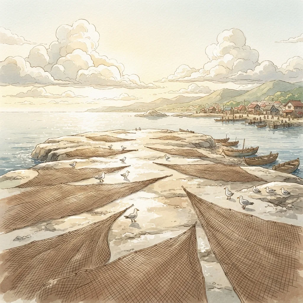 The Fall of Tyre: a painted scene illustrating Ezekiel 26.
