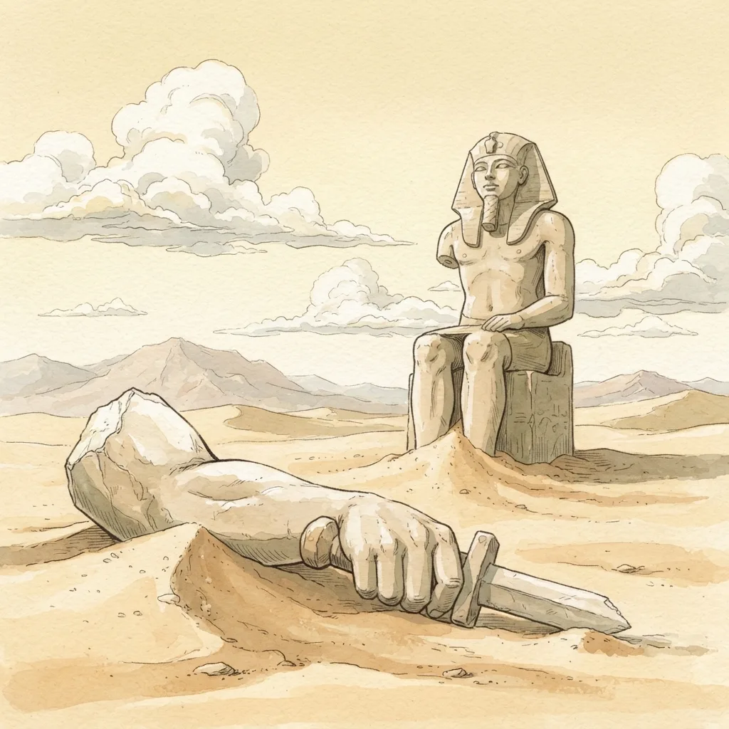 Egypt's Day of Judgment: a painted scene illustrating Ezekiel 30.