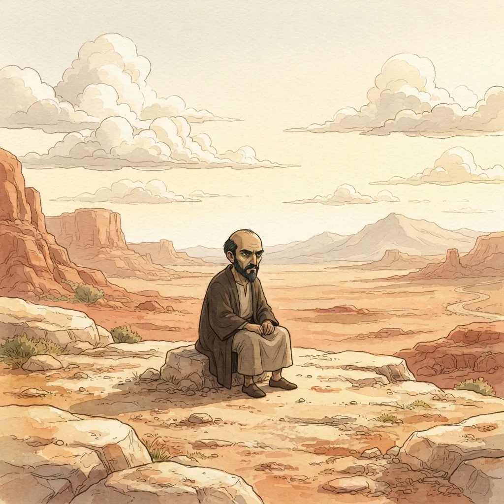 The One True Gospel: a painted scene illustrating Galatians 1.
