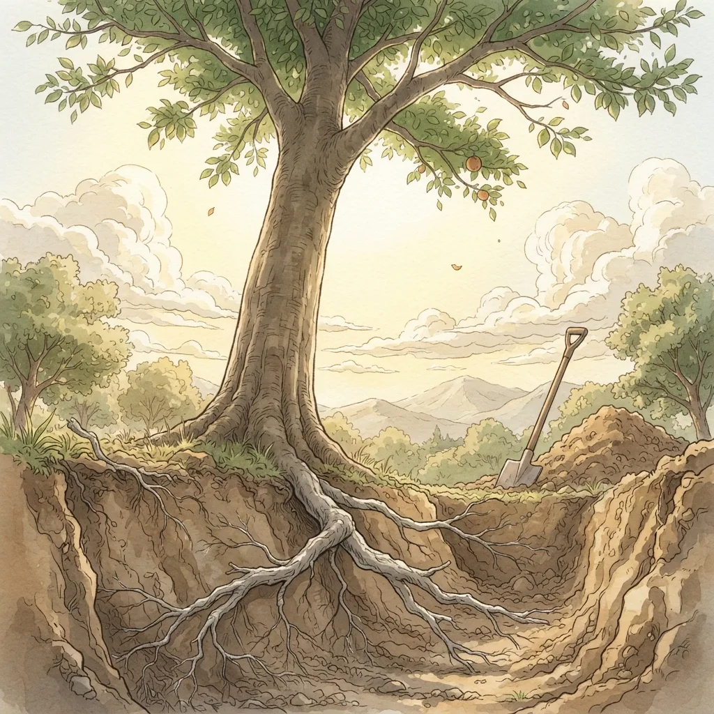 The Coming Exile: a painted scene illustrating Hosea 9.