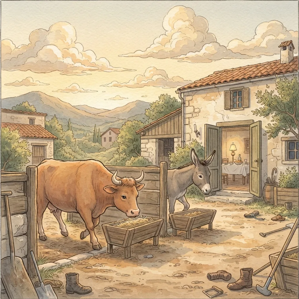 A Rebellious Nation: a painted scene illustrating Isaiah 1.