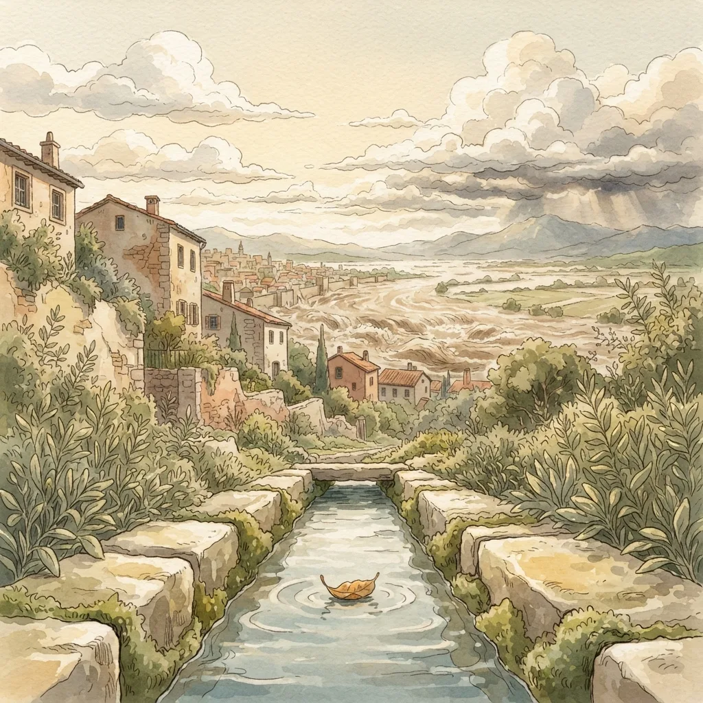 Fear God, Not the Nations: a painted scene illustrating Isaiah 8.