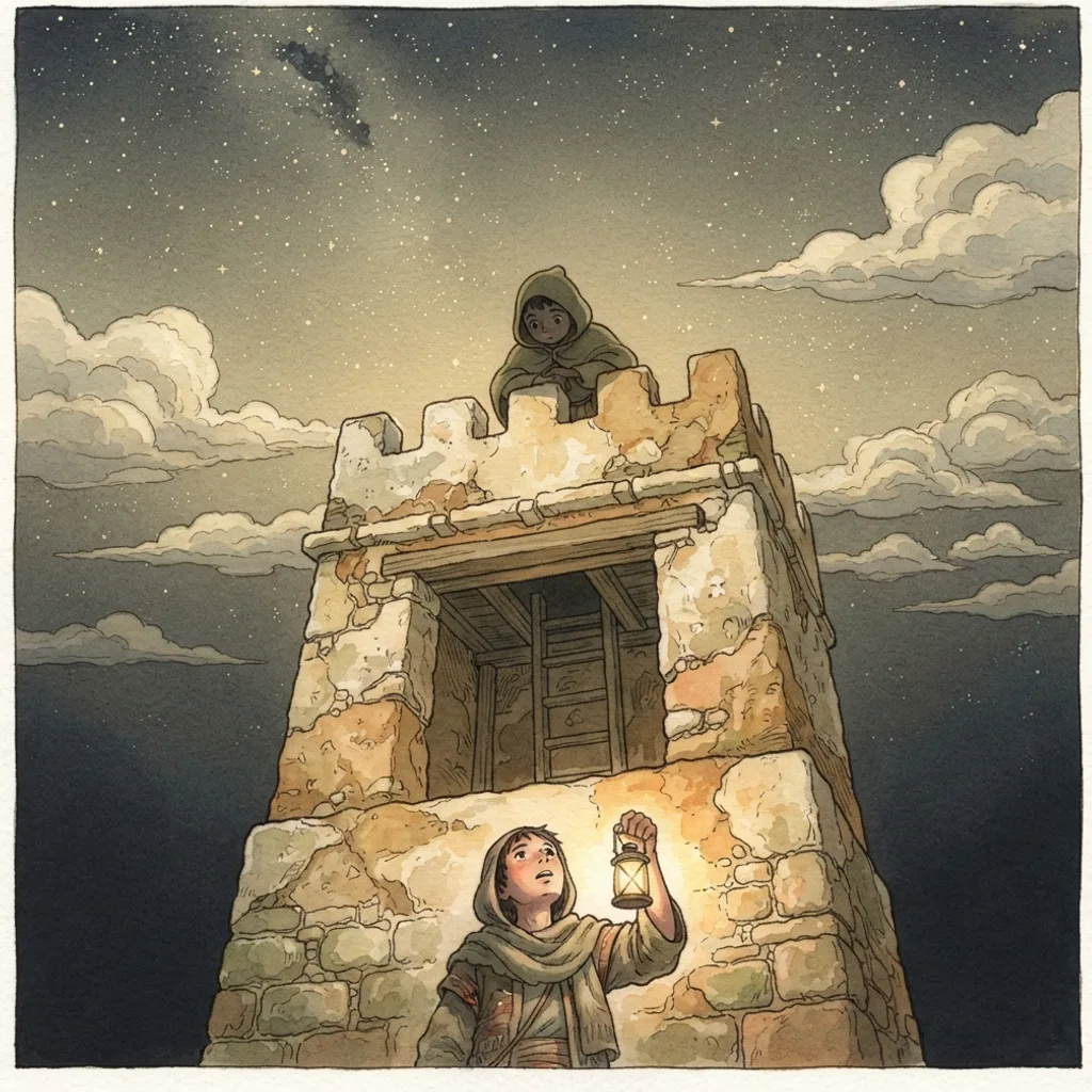 The Fall of Babylon: a painted scene illustrating Isaiah 21.