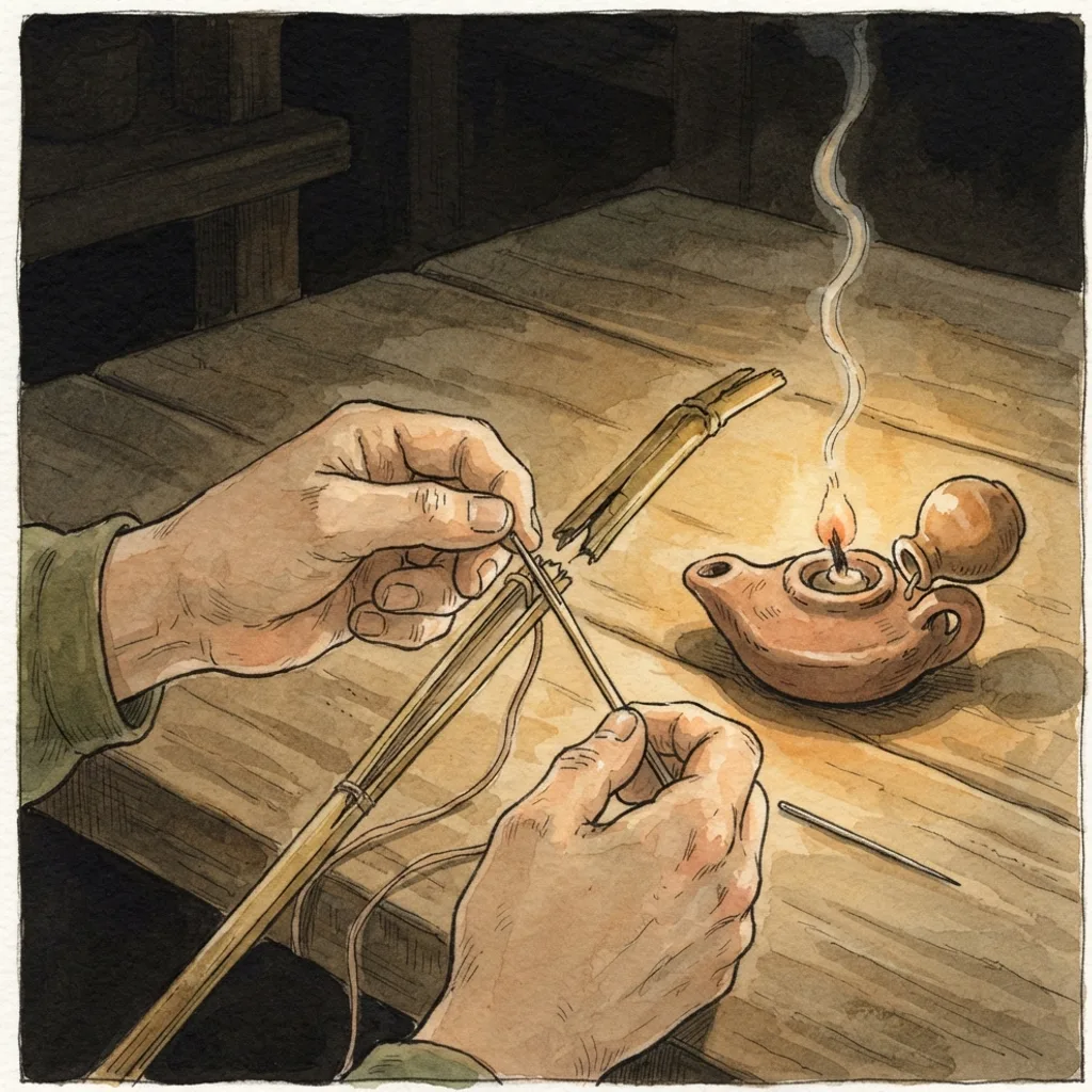 The Servant of the Lord: a painted scene illustrating Isaiah 42.