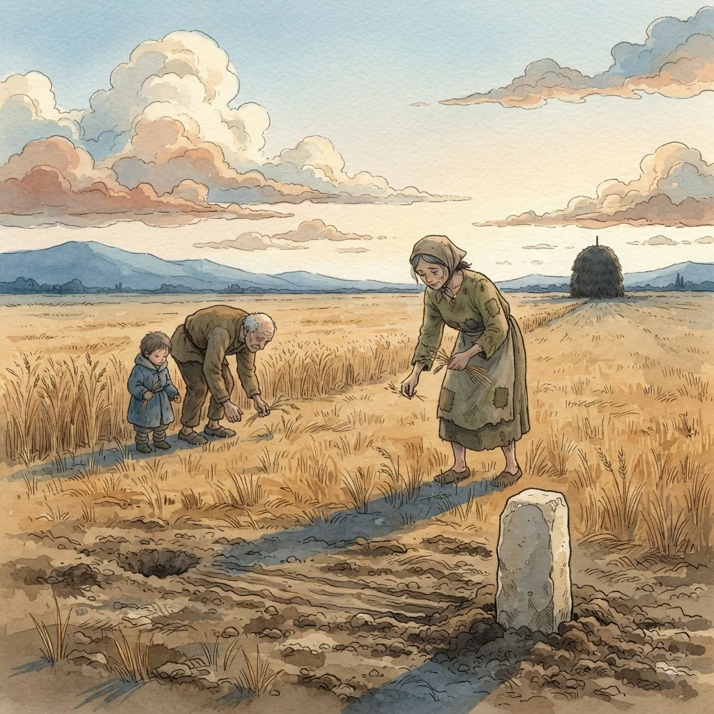 Why Does God Delay Judgment?: a painted scene illustrating Job 24.