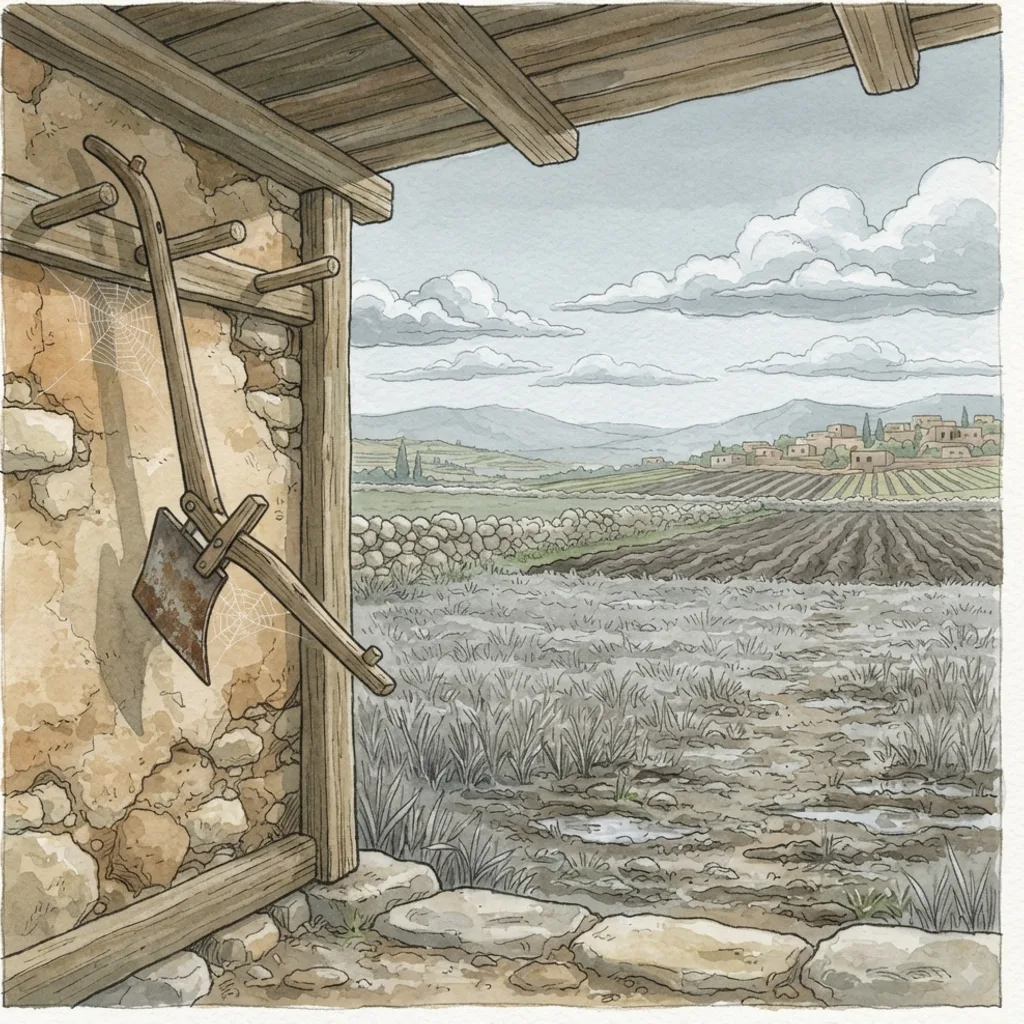 Integrity and Self-Control: a painted scene illustrating Proverbs 20.
