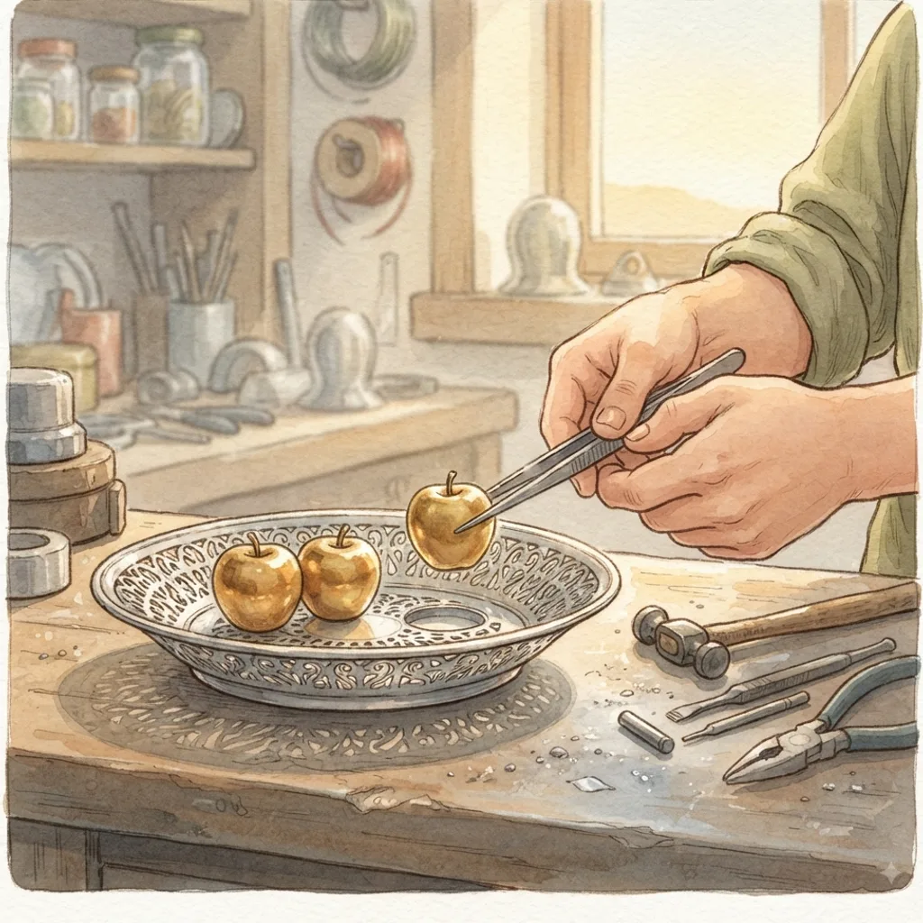 Wisdom for Kings and Leaders: a painted scene illustrating Proverbs 25.