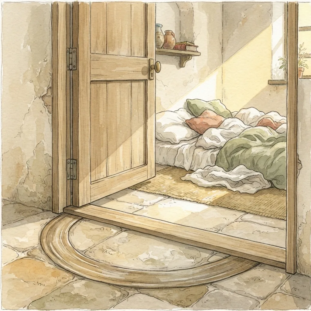 The Fool and the Sluggard: a painted scene illustrating Proverbs 26.