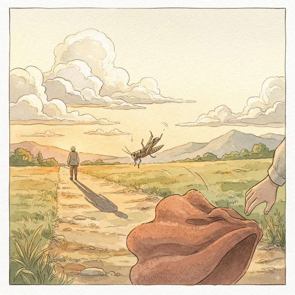 The Prayer Against False Accusation: a painted scene illustrating Psalms 109.