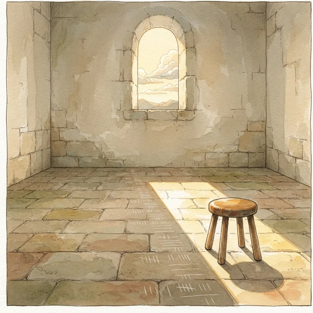 How Long, O Lord?: a painted scene illustrating Psalms 13.
