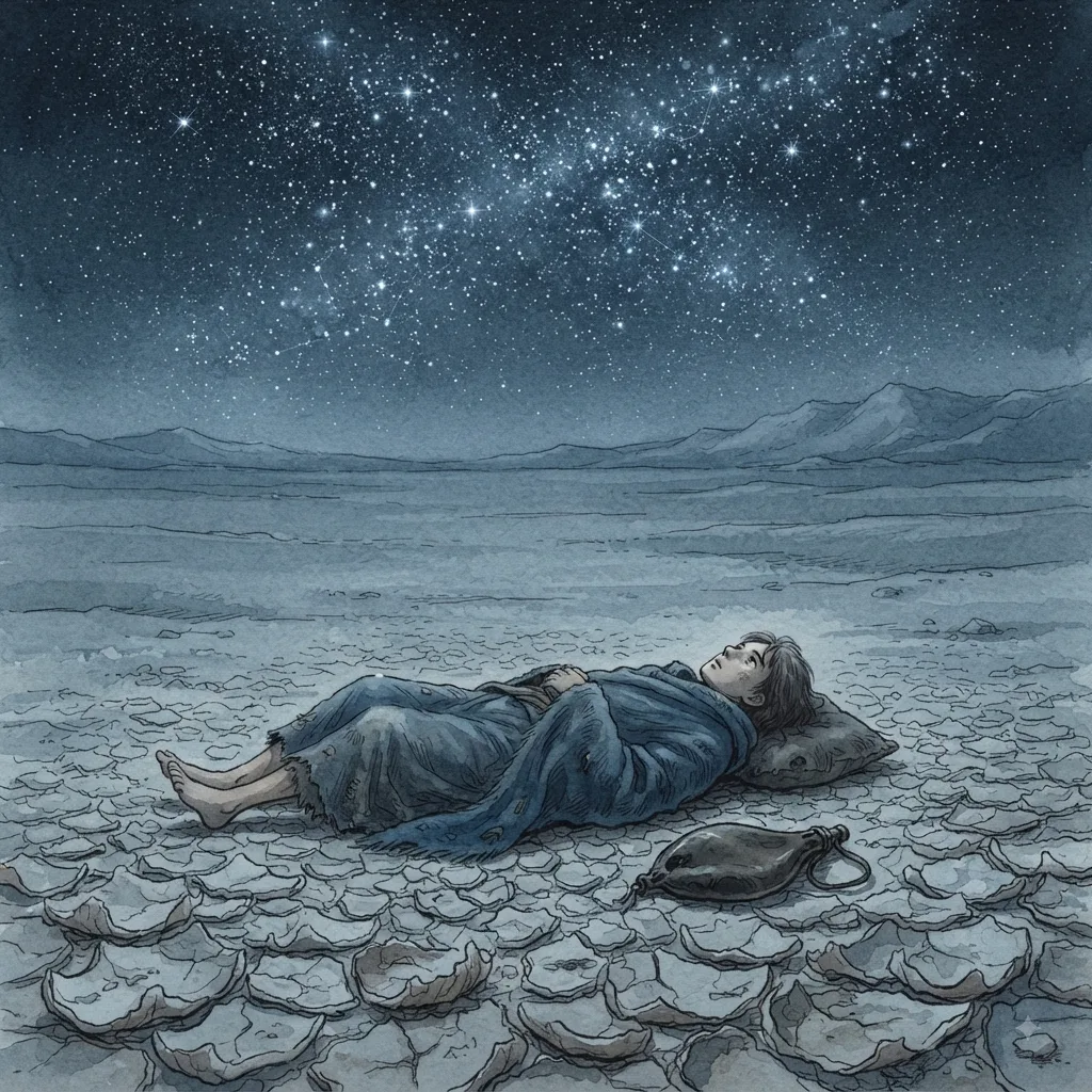 My Soul Thirsts for You: a painted scene illustrating Psalms 63.