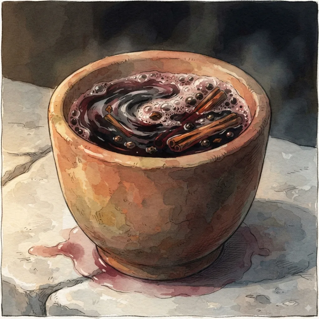 God Is the Judge: a painted scene illustrating Psalms 75.