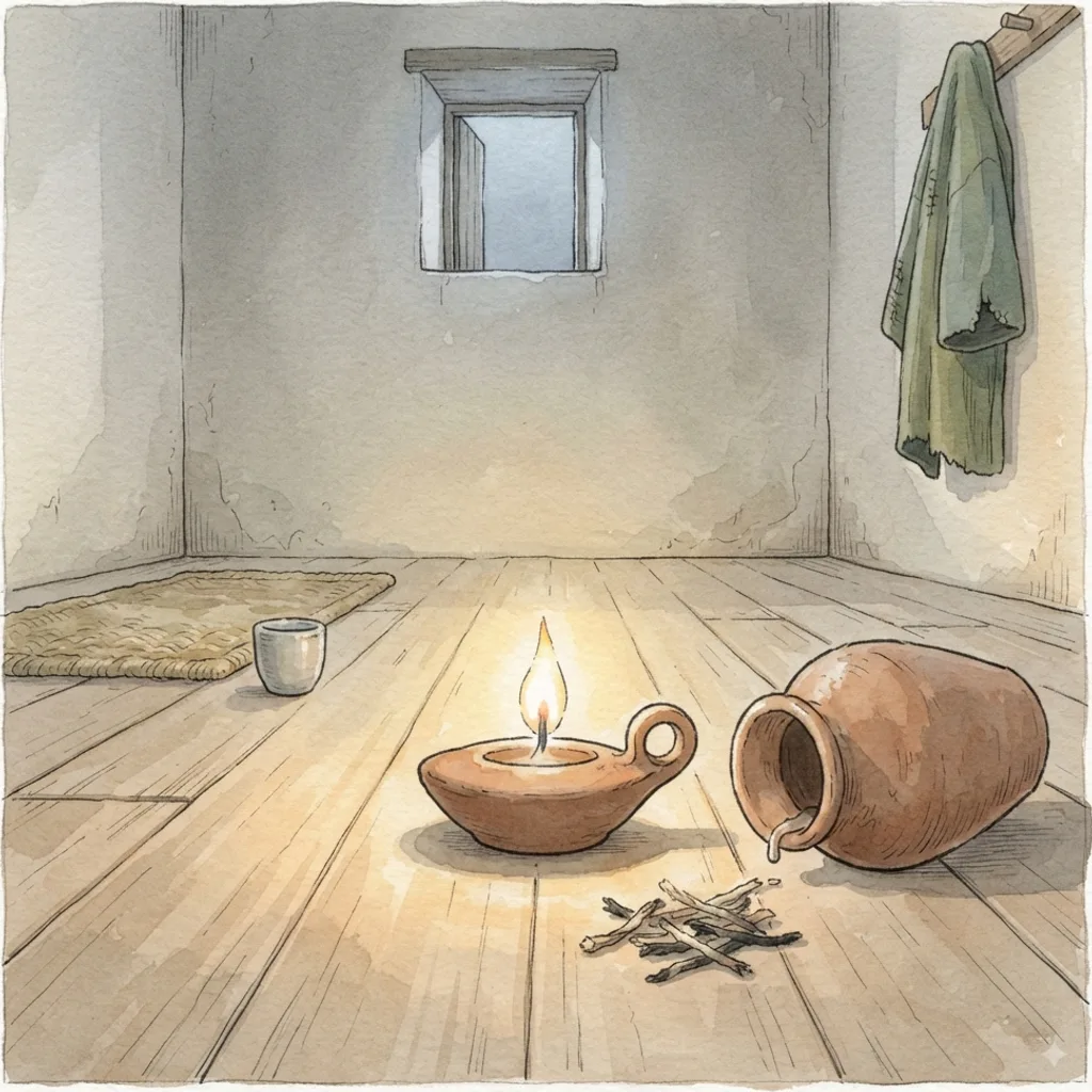 Teach Me Your Way: a painted scene illustrating Psalms 86.