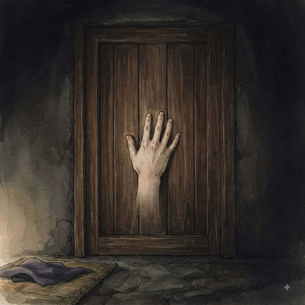A Cry from the Darkness: a painted scene illustrating Psalms 88.
