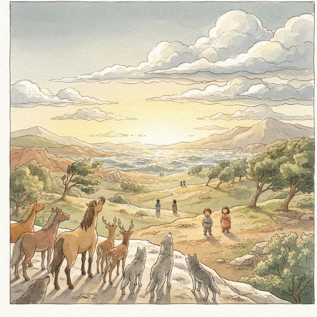 Life in the Spirit: a painted scene illustrating Romans 8.