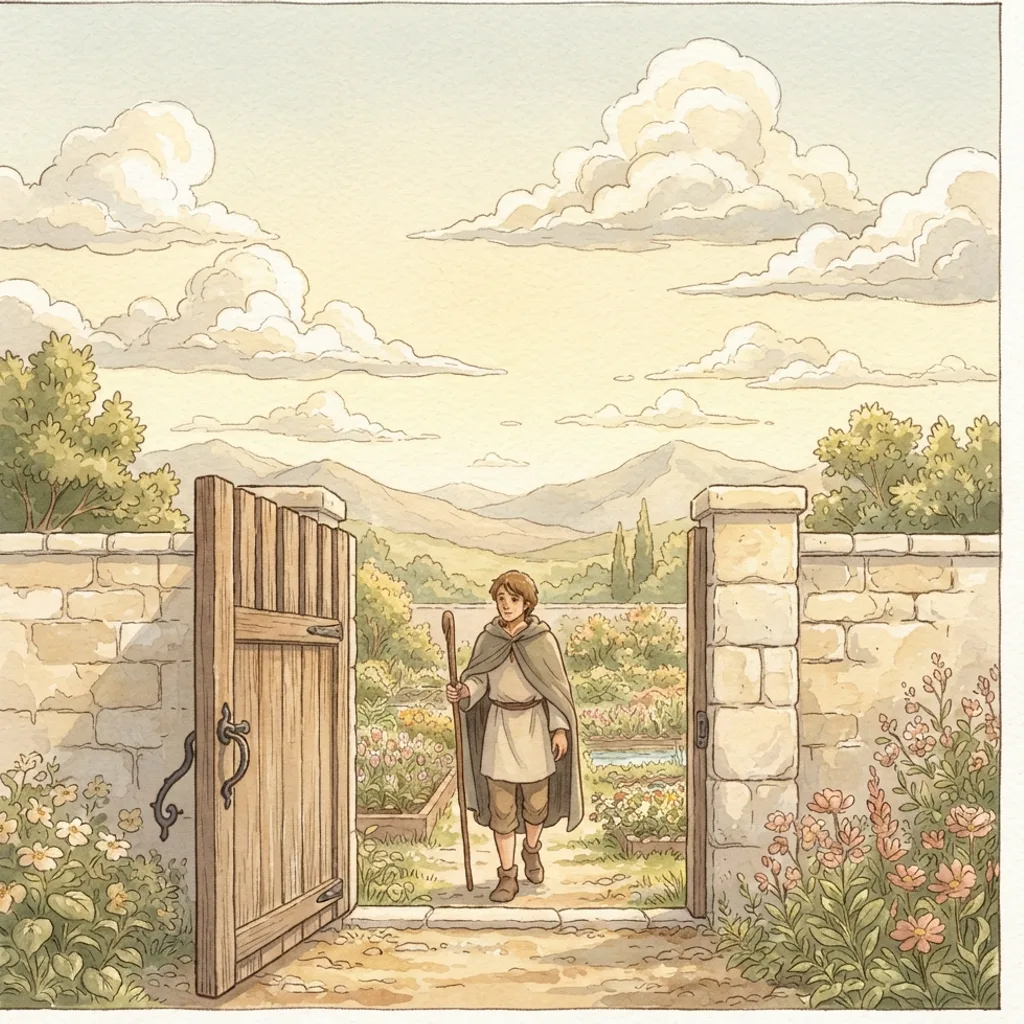You Are Altogether Beautiful: a painted scene illustrating Song of Solomon 4.