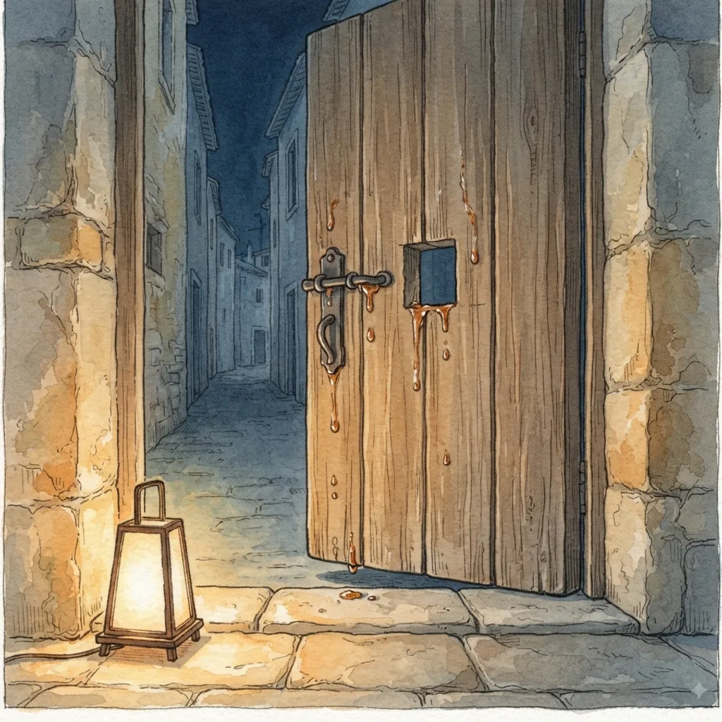 I Am My Beloved's: a painted scene illustrating Song of Solomon 5.